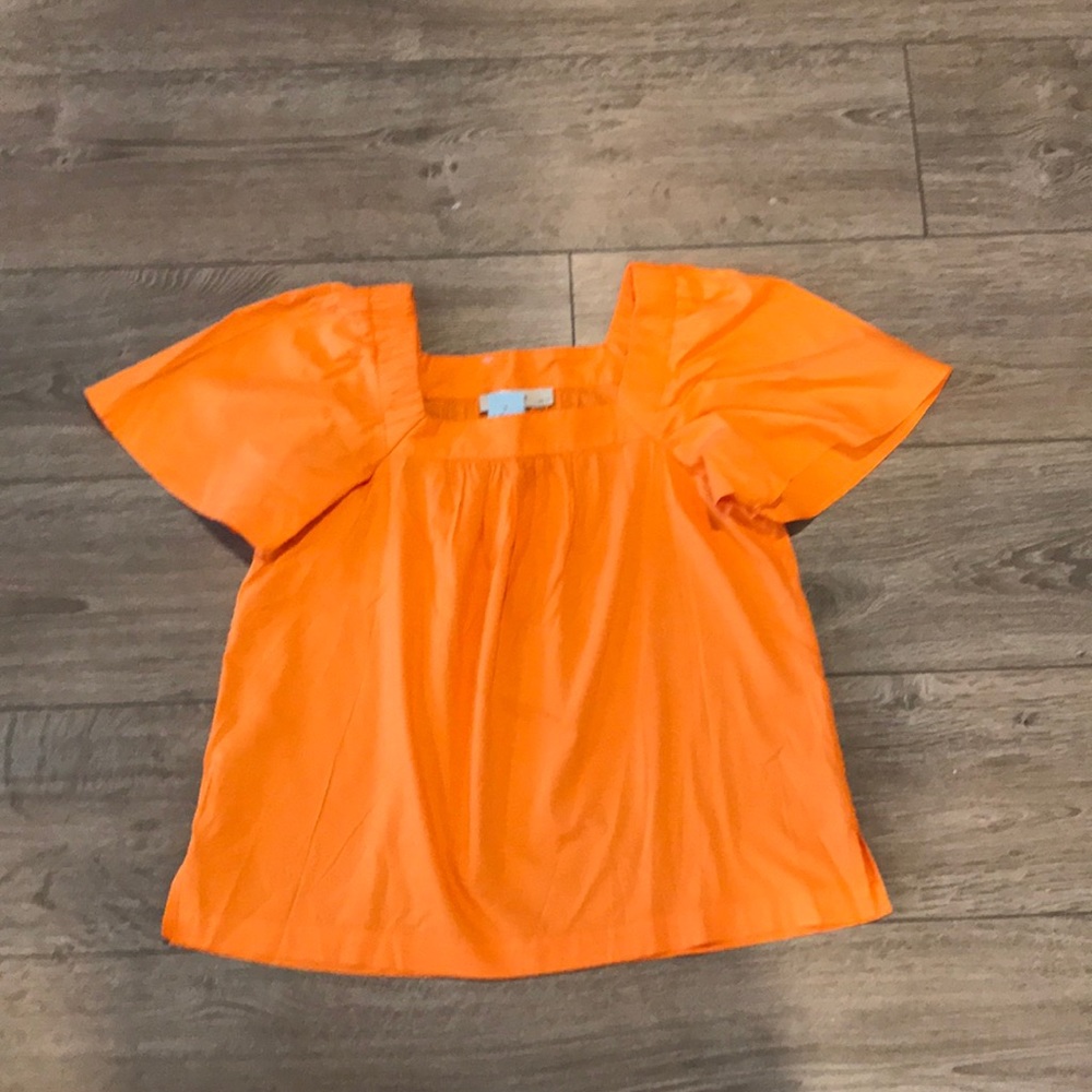 LOFT Bright Orange Top